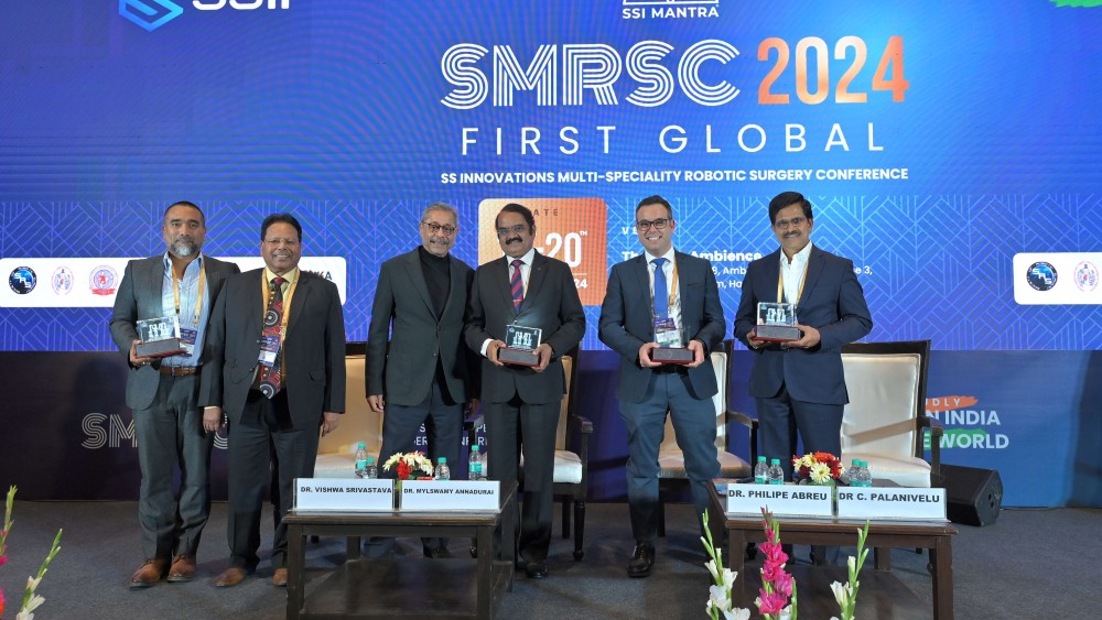 maiden global multispecialty robotic surgery conference held in delhi
